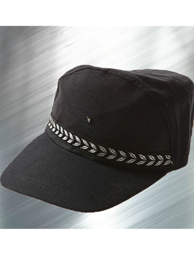 保安服配件作訓(xùn)帽保安帽正品黑色配發(fā)小區(qū)物業(yè)通用
